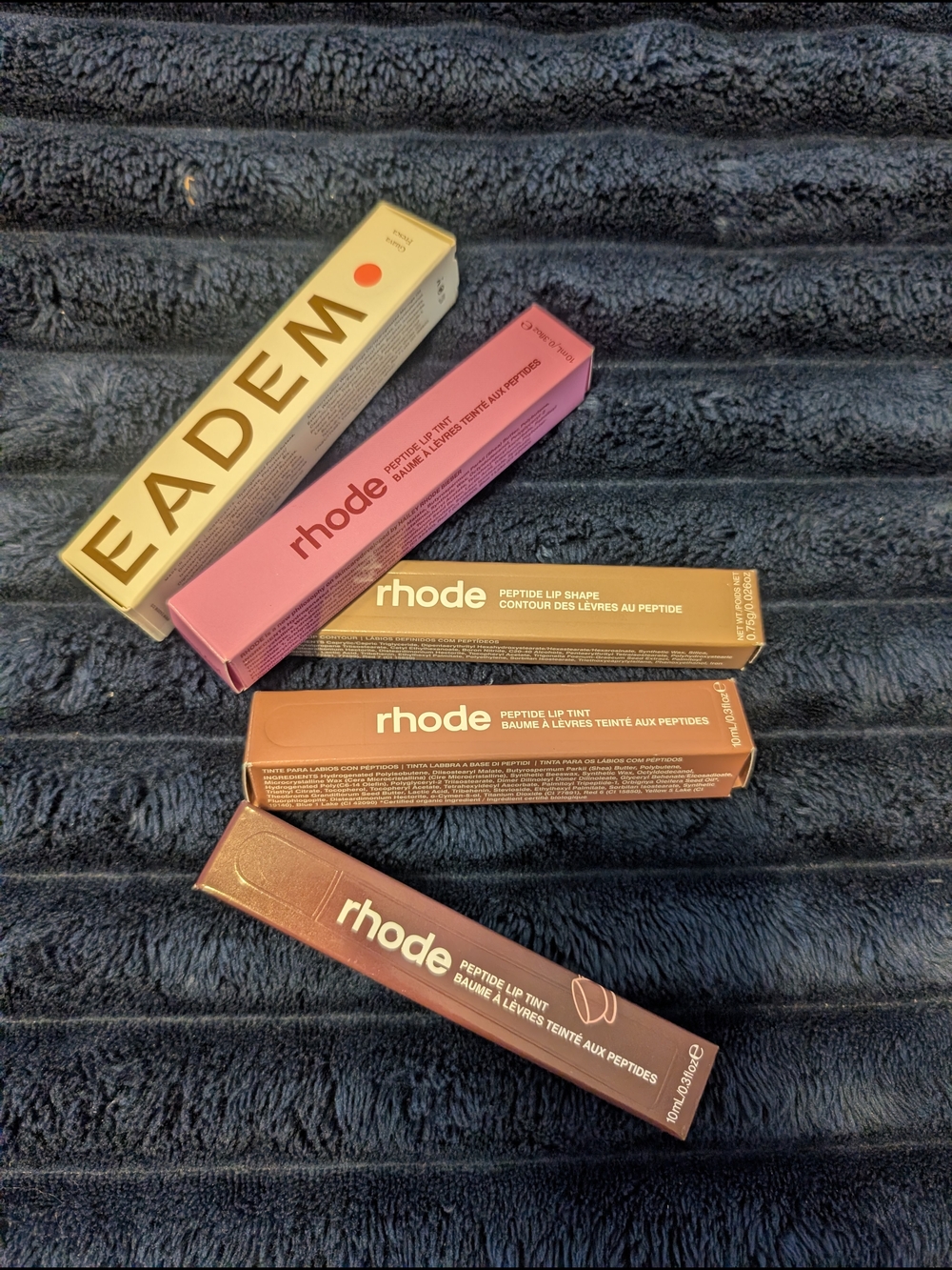 RHODE Peptide Lip Tints — Pink and Brown Boxed Set